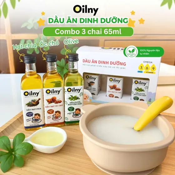 Combo Phát Triển Trí Não Oilny - 3 chai x65ml